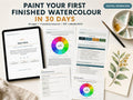 Printable Watercolor Practice Guide